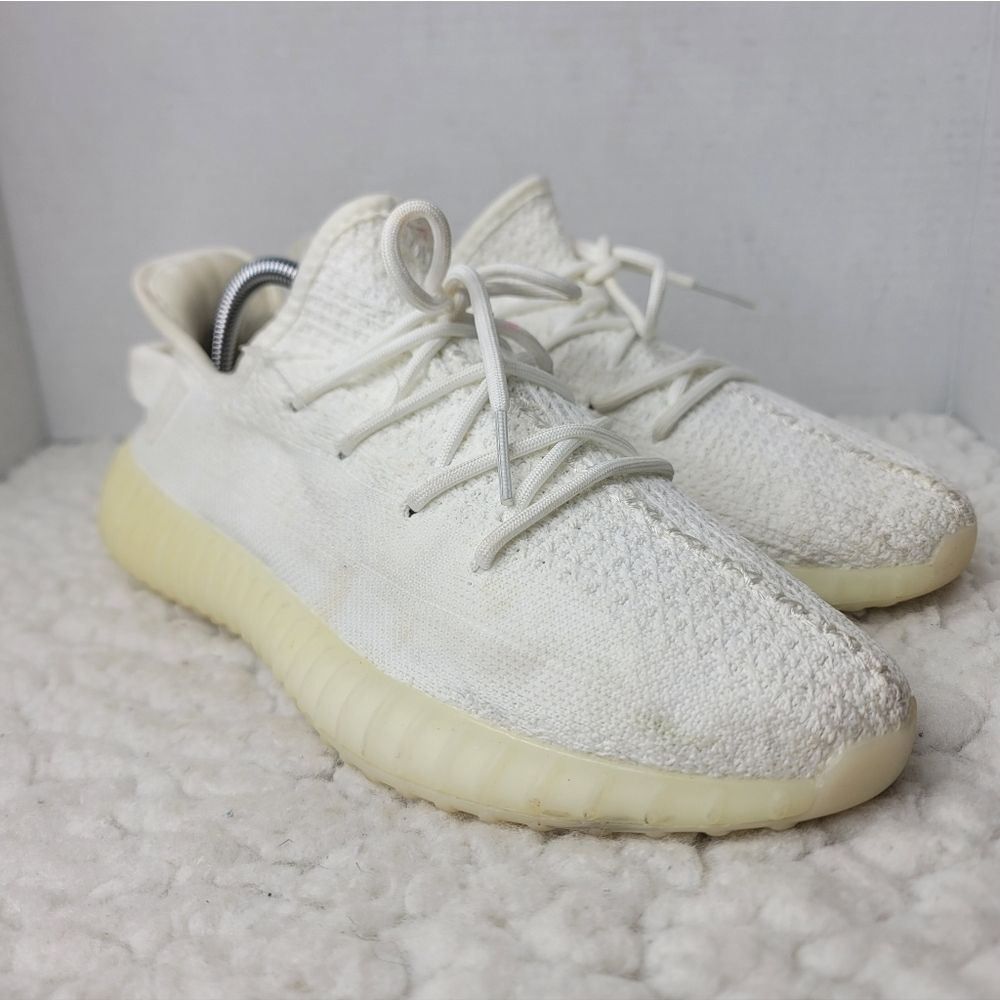 Adidas Yeezy Boost 350 V2 Cream White CP9366 Men 8.5 Triple WhiteClassic triple
